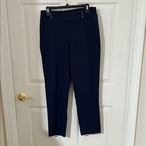 JM Collection Elegant Navy Women's Pants